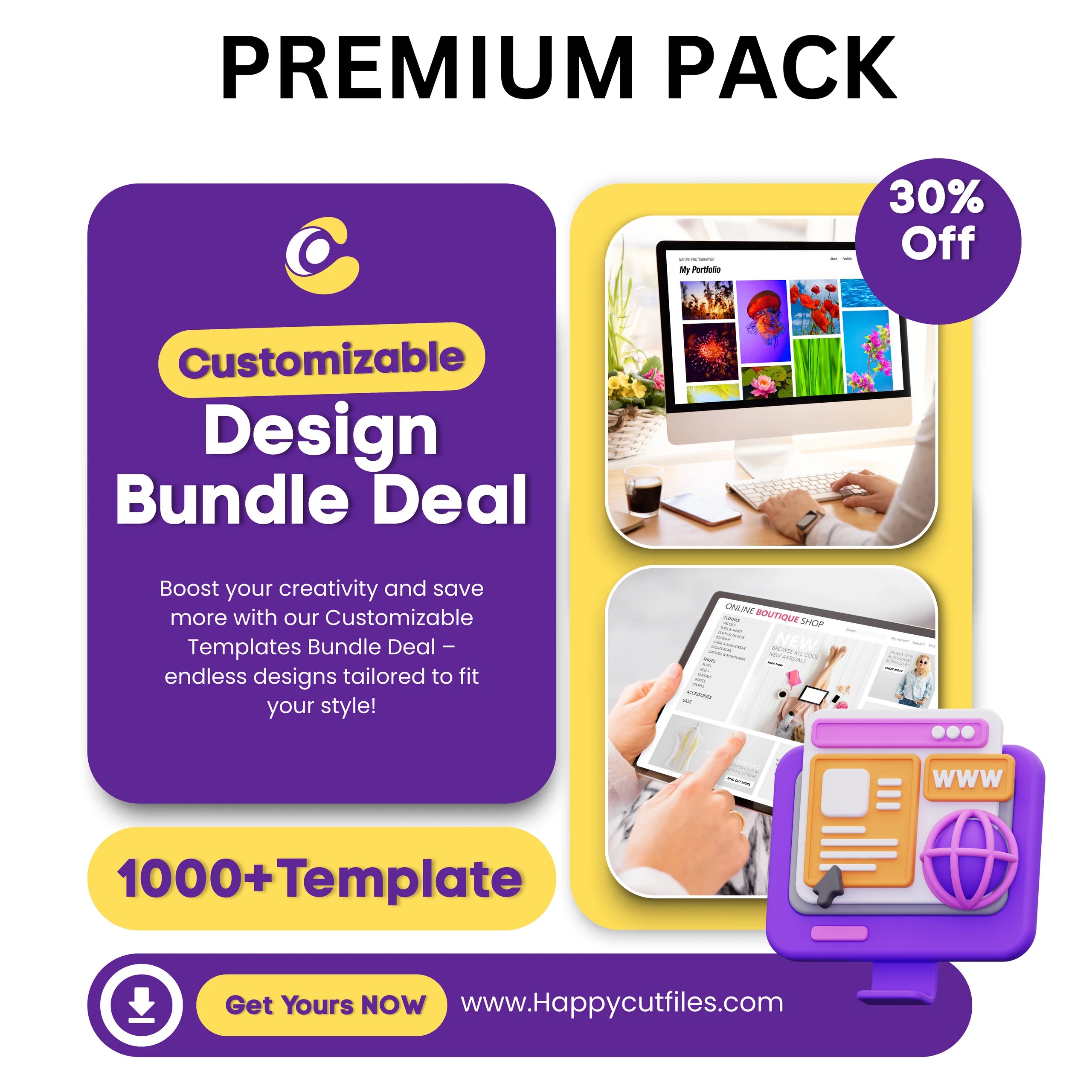 Pack PLATINUM - Customizable Design Bundle Deal
