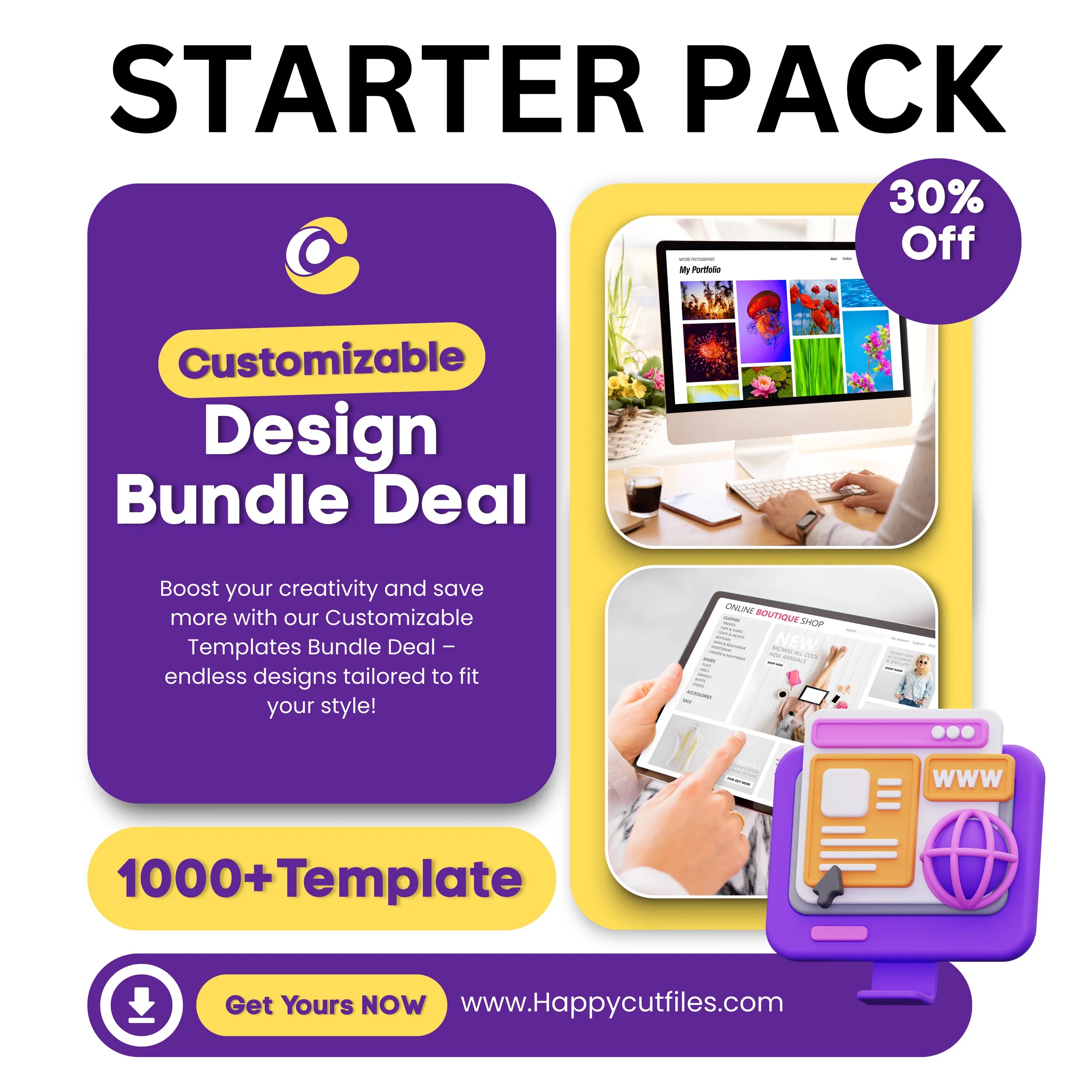 Pack SILVER - Customizable Design Bundle Deal